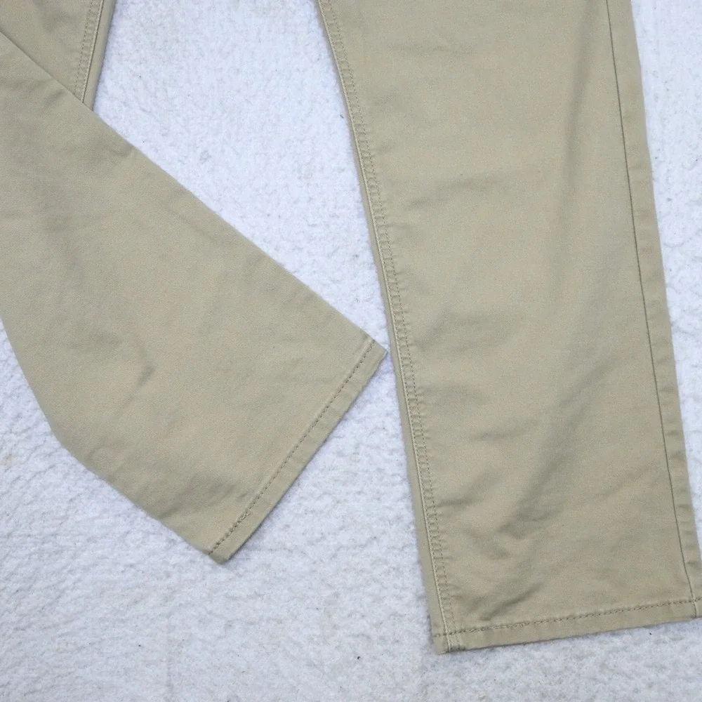 Levi's 541 Atlletic Fit Taper Stretch‎ 5-Pocket Pants Beige Mens Size 34 x 30***